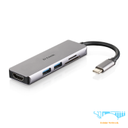 فروش مبدل 5 پورت USB-C دی لینک مدل DUB-M530 با بهترین قیمت در فروشگاه اینترنتی شبکه پل