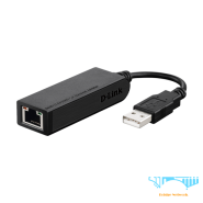 فروش مبدل USB 2.0 به پورت اترنت دی لینک مدل DUB-E100 با بهترین قیمت در فروشگاه اینترنتی شبکه پل